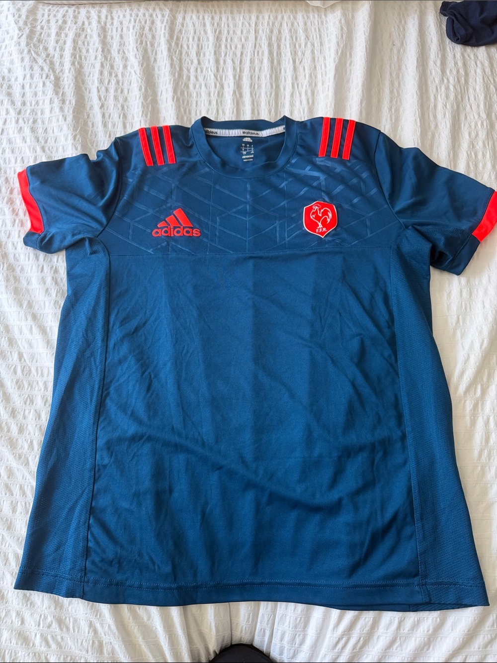 adidas Blues Jersey with Red Accents